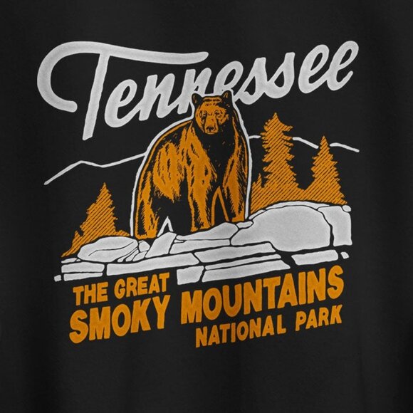 Nature Tennessee Smoky Mountains National Park Retro Wildlife Cozy Sweatshirt 91 - Picture 2 of 5